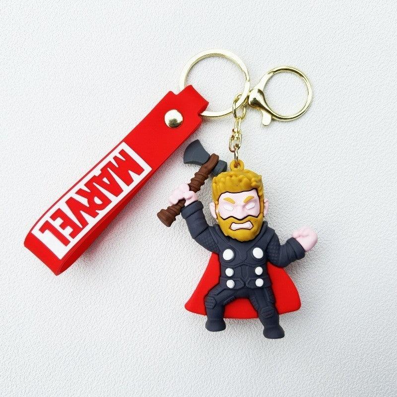 Avengers 6 Design Set 3D Keychai Any One