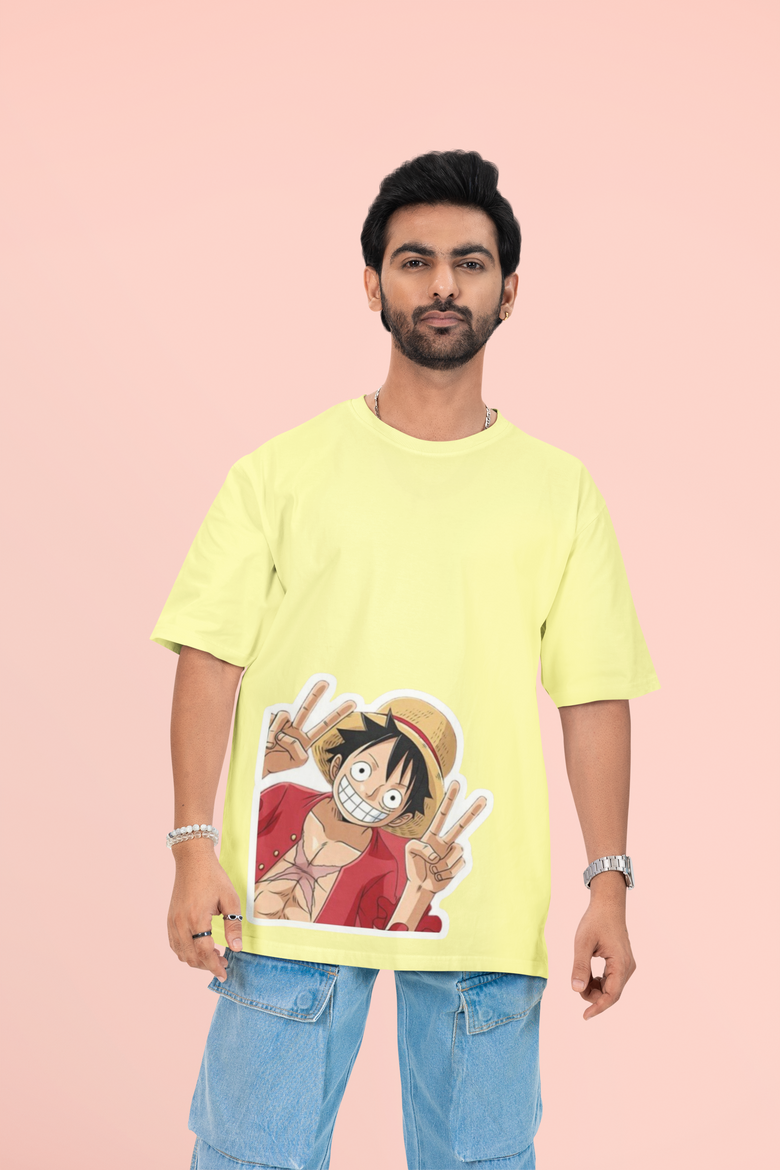 Victory Vibes - Luffy Peace Pose T-Shirt