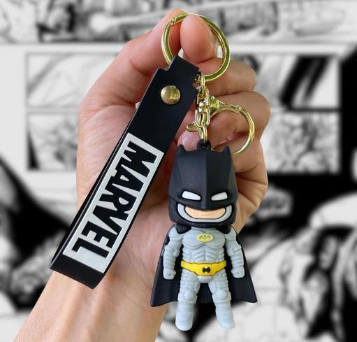 Batman Grey 3D Keychain