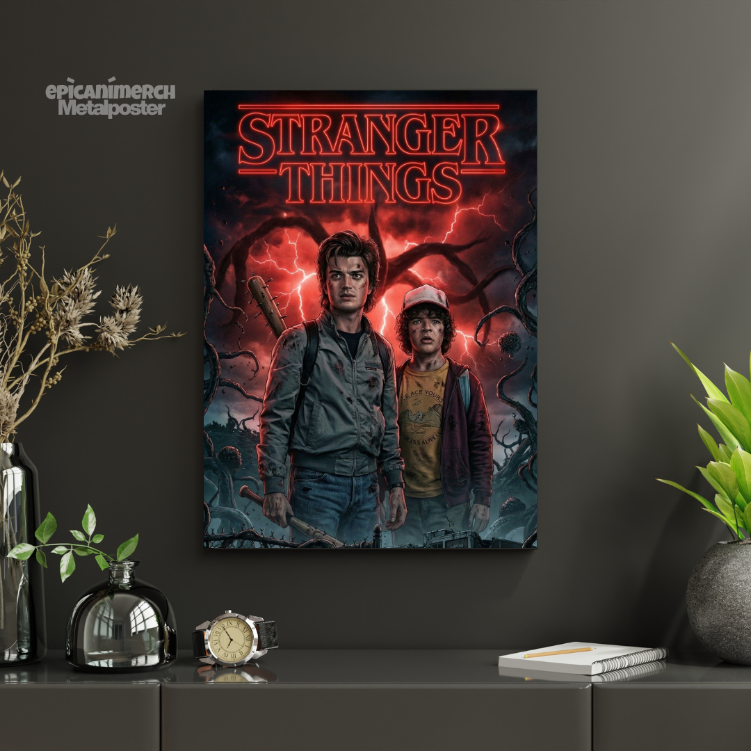 Stranger Things: The Brotherhood Metal Poster