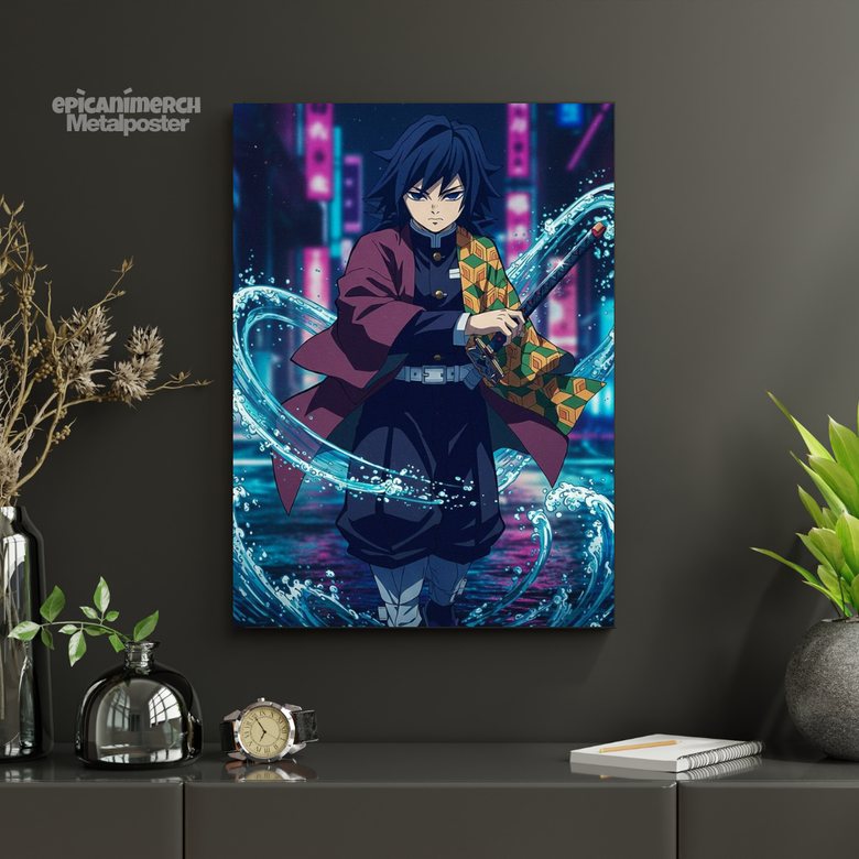 Demon Slayer – Zenitsu “Thunderclap Flash” Premium Metal Poster
