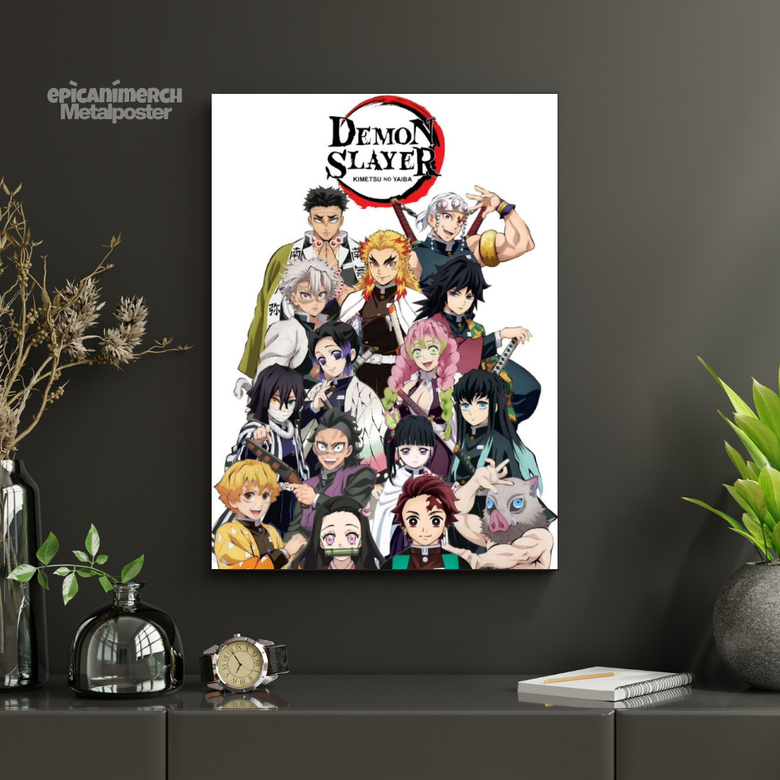 Demon Slayer – United Elements Premium Metal Poster