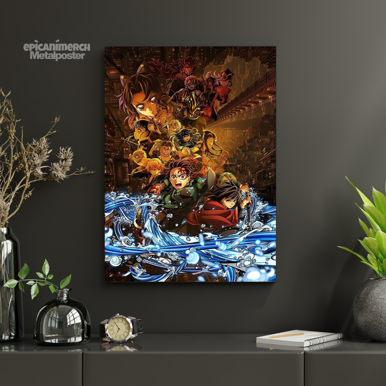 Demon Slayer – “Path of Warriors” Premium Metal Poster