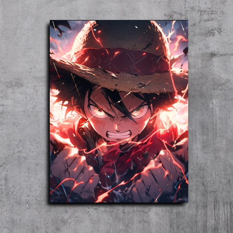 Luffy One Piece - Red Face