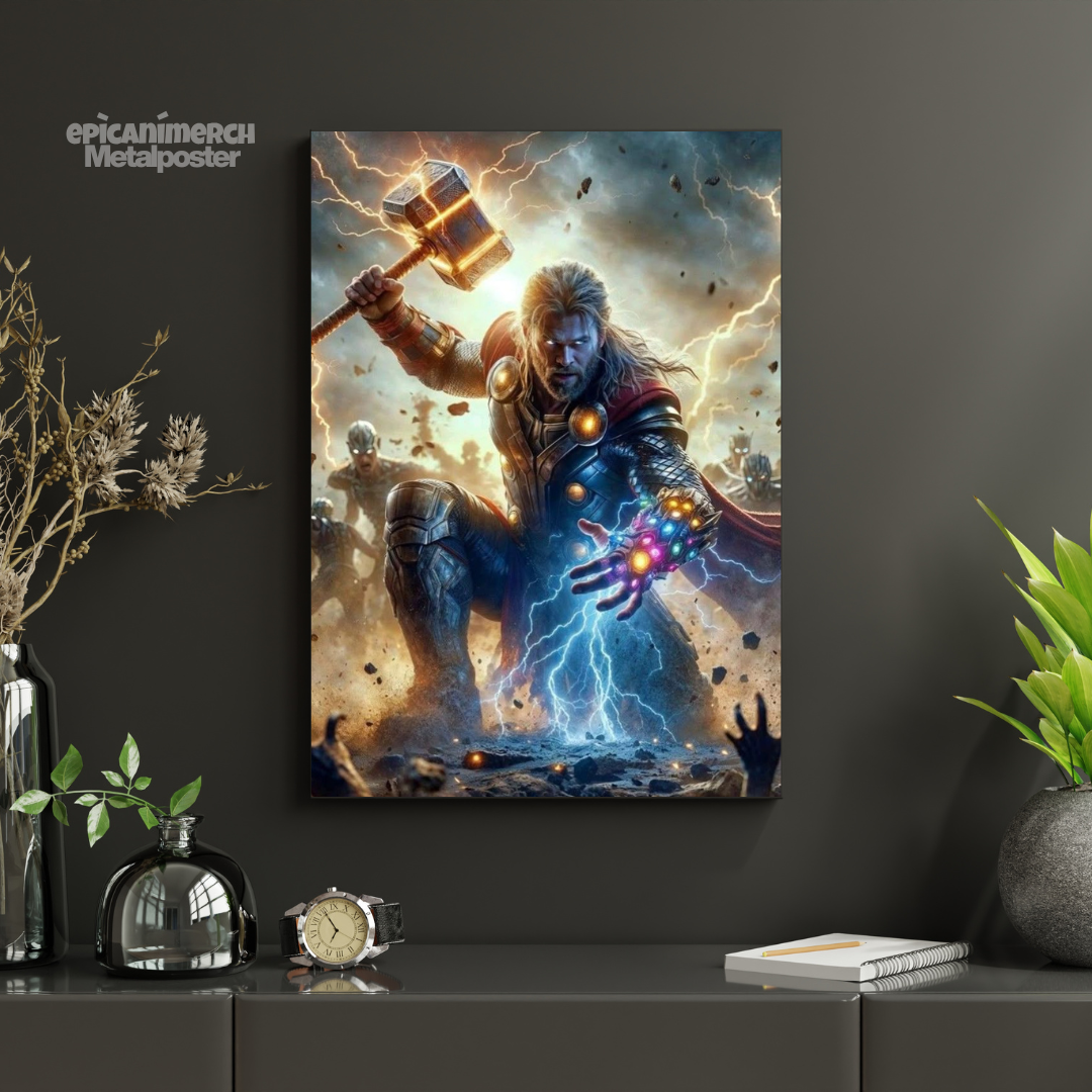 Marvel Studios Thor Mjolnir Lightning Poster