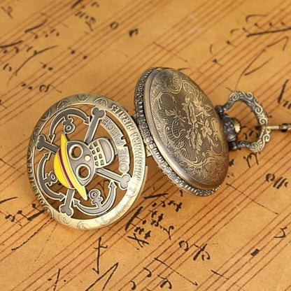 Anime One Piece Pocket Watch Keychain