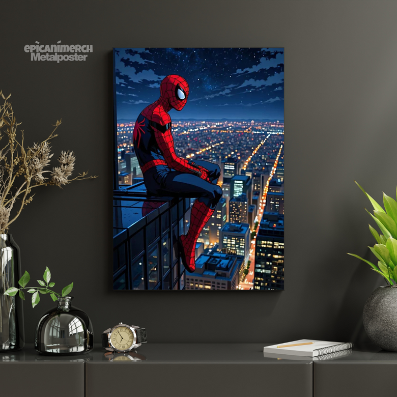 Spider-Man Legendary Scene Metal Poster