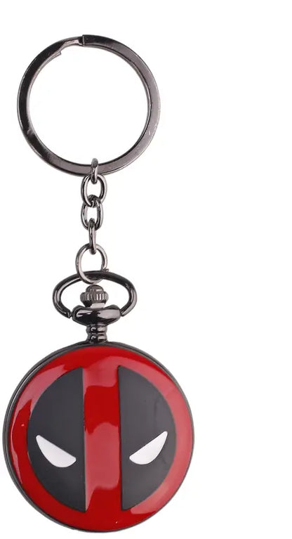 Deadpool Pocket Watch Metal Keychain
