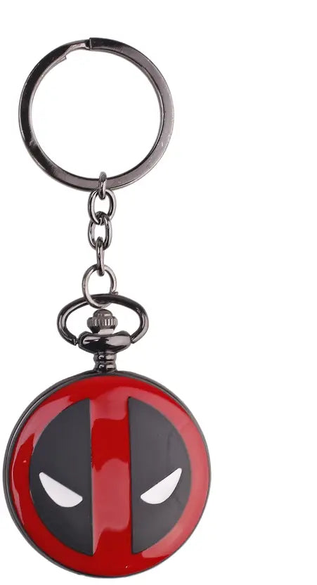 Deadpool Pocket Watch Metal Keychain
