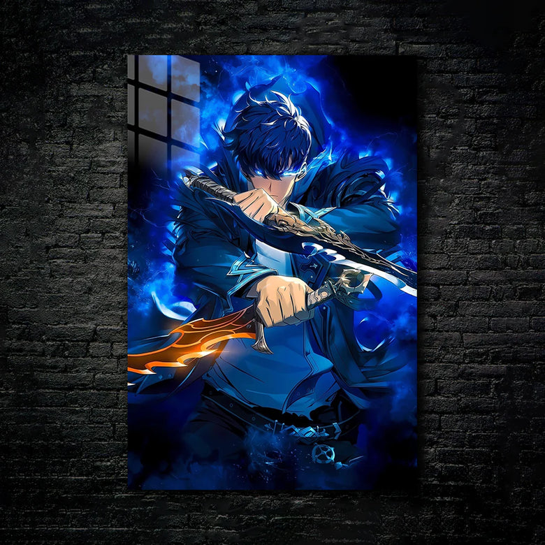 Sung Jin-Woo: Shadow Monarch Ascend – Metal Print Poster